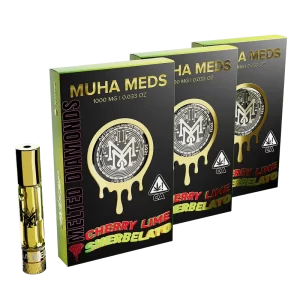 Amazing CHERRY LIME SHERBELATO | SATIVA 1000MG THC
